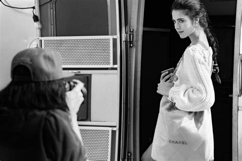 MARGARET QUALLEY FOR THE CHANEL 22 BAG CAMPAIGN